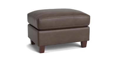 Trent Leather Ottoman