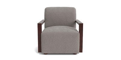 Creswell Wood Arm Accent Chair