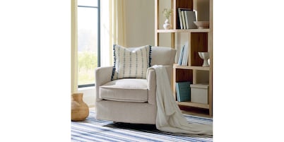 New American Living Thin Track Arm Swivel Glider Chair