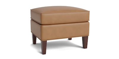 Kent Leather Ottoman