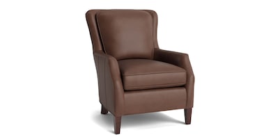Kent Leather Slope Arm Chair