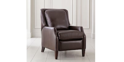 Kent Leather Slope Arm Manual Recliner