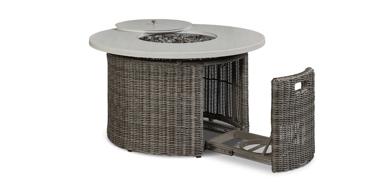 Oasis Round Gas Fire Pit image number 4