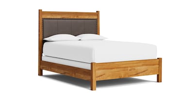 Heritage Leather Upholstered Bed