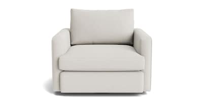 Allure Track Arm Oversized Swivel Chair