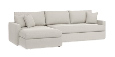 Allure Track Arm Bench Seat Chaise Sectional