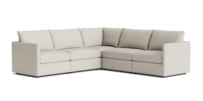 Beckham Thin Track Arm Modular L-Shaped Sectional