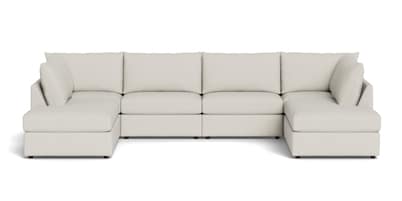 Beckham Bumper Modular U-Shaped Sectional
