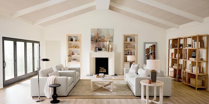 Oak Rectangular Cocktail Table image number 2