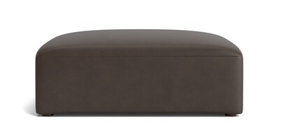 Clyde Leather Ottoman