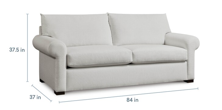Roll Arm Sofa image number 2