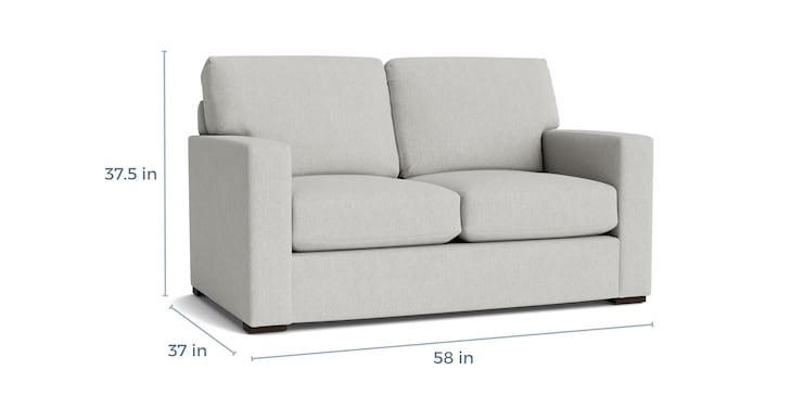 Track Arm Loveseat image number 4