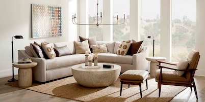 Oliver Slope Arm L-Shaped Sectional