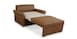 Lthr Round Twin Bench Sleeper