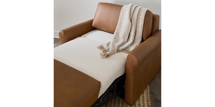 Lthr Round Twin Bench Sleeper image number 4