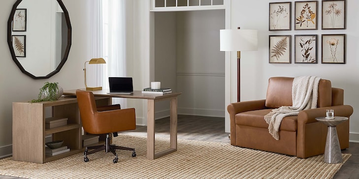 Lthr Round Twin Bench Sleeper image number 1