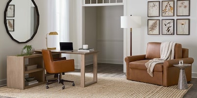 Z4 Leather Roll Arm Twin Sleeper Chair