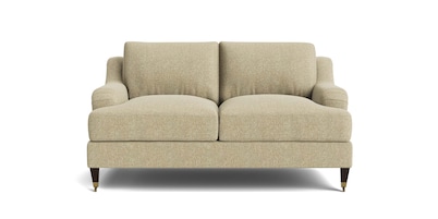 Stockten English Arm Loveseat with Casters