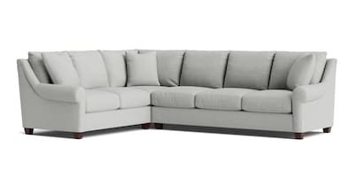 Ellery Roll Arm L-Shaped Sectional