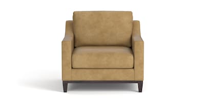 Sanford Leather Slope Arm Chair
