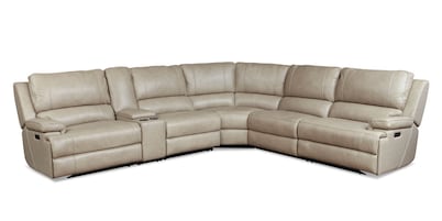 Parsons Leather Power Reclining Sectional&nbsp;