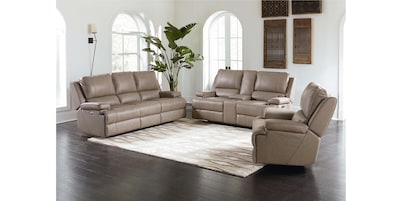 Parsons Leather Power Reclining Sectional&nbsp;