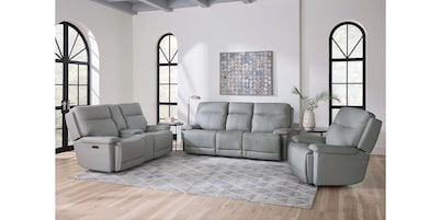 Fletcher Leather Power Reclining Sofa