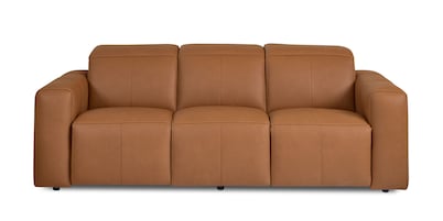 Airy Leather Power Reclining Sofa