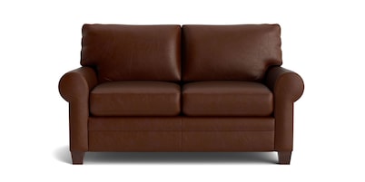 Carolina Leather Roll Arm Loveseat