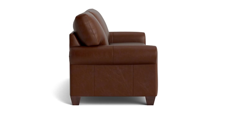 Carolina Leather Sock Arm Sofa image number 3