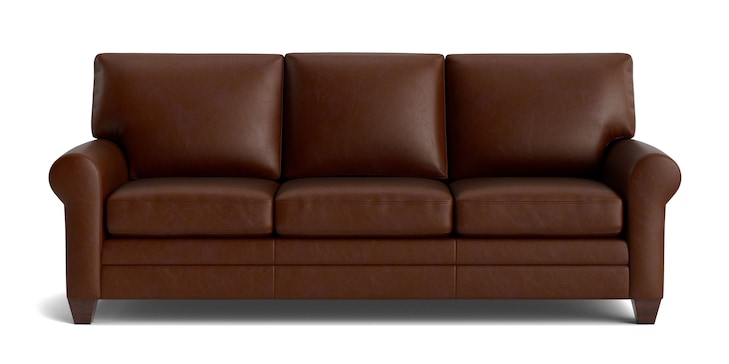 Carolina Leather Sock Arm Sofa image number 0