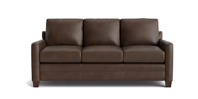 Carolina Leather Track Arm Sofa