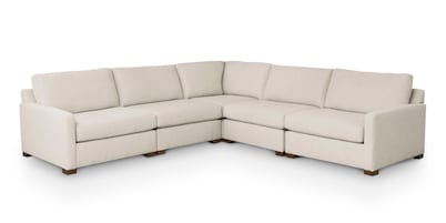 Colby Thin Track Arm Modular L-Shaped Sectional