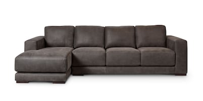Cabo Leather Chaise Sectional