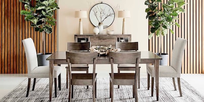 Louisa Rectangle Dining Table with Leaf