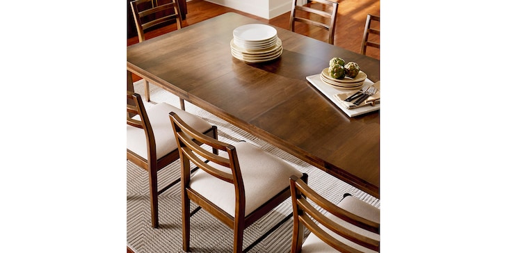 60" Maple One Leaf Table Sable image number 3