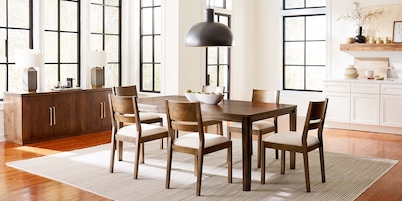 Origins Spence Dining Chair with Upholstered Seat