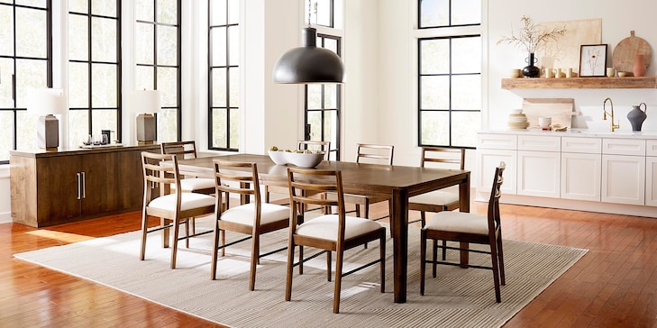 60" Maple One Leaf Table Sable image number 1