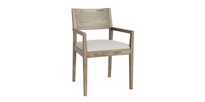 Myers Dining Armchair with Upholstered Seat