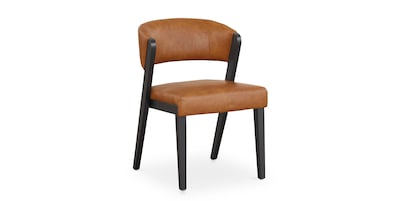 Asher Upholstered Faux Leather Dining Chair
