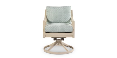 Susanna Outdoor Slope Arm Swivel Dining Chair