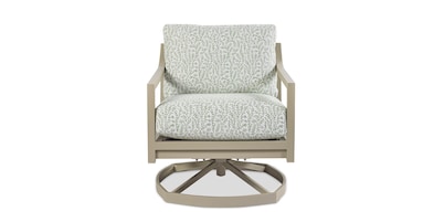 Susanna Outdoor Slope Arm Swivel Rocker Chair