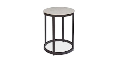 Glavin Outdoor Round End Table