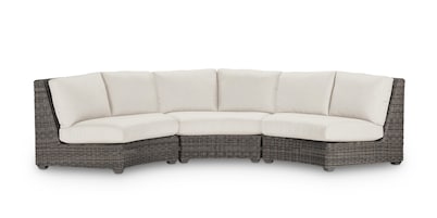 Oasis Curved Outdoor Wicker Sectional