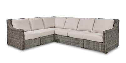 Oasis Outdoor Wicker Sectional