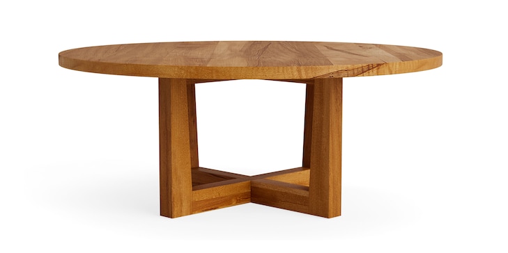 Maple Round Cocktail Table image number 1