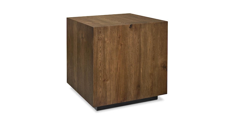 Oak Square End Table image number 0