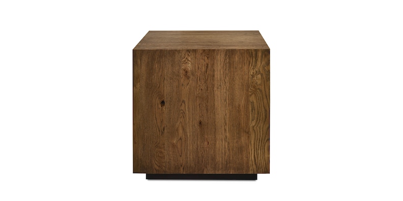 Oak Square End Table image number 4