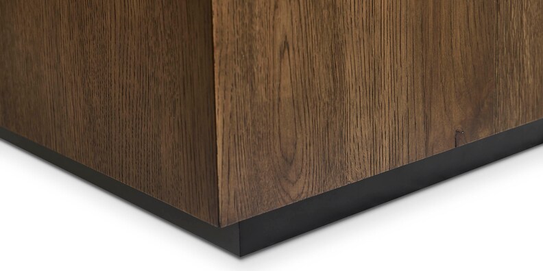 Oak Square End Table image number 6