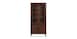 40" Glass-Wood Storage Cabinet
